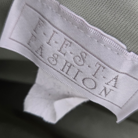 Fiesta Backless Light Green Dress with Spaghetti Straps Size Large - Picture 6 of 6